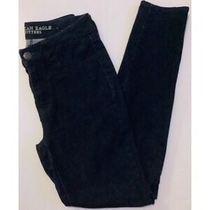 American Eagle Hi Rise Jegging  Stretch Size 4 Dark Wash  Regular Standard